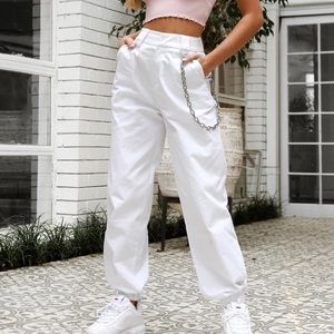 I.AM.GIA White Cobain Cargo Pants